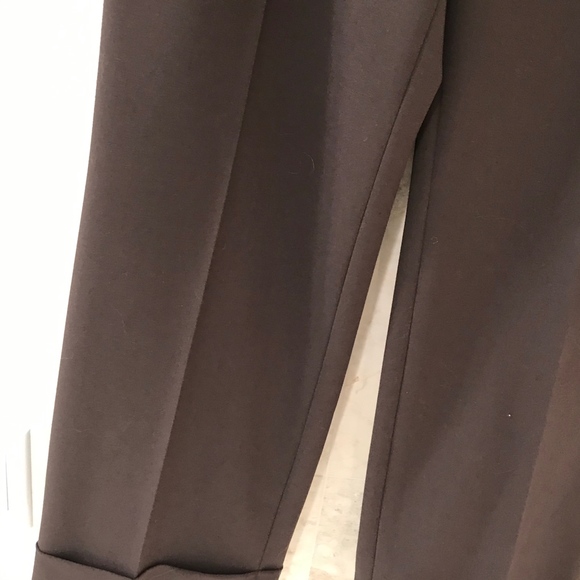 DONCASTER {6} Pants with Cuffs in Chocolate Brown - Picture 3 of 5